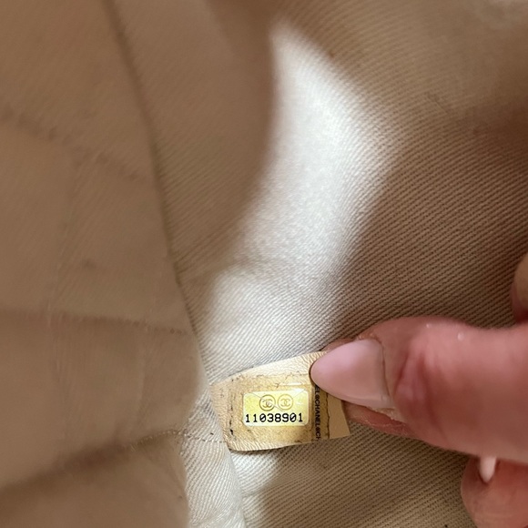 Chanel Beige Perforated Caviar Tote - Picture 8 of 16